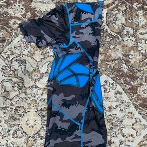 Small Youth Camo Under Armor padded shirt for football